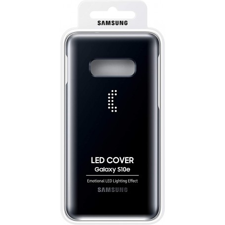 Funda Samsung Para Galaxy S10e Led Cover Negro Modelo EF-KG970CB