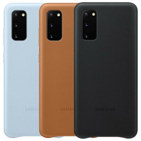 Funda Samsung Galaxy S20 Piel Marrón EF-VG980LA