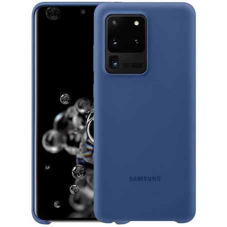 Funda Silicona Samsung Galaxy S20 Ultra Azul Navy EF-PG988TN