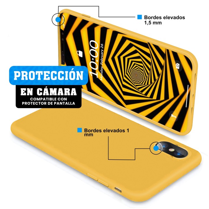Funda Silicona para Apple iPhone X / Xs...