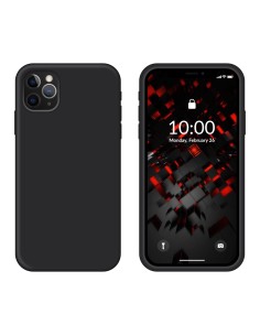 Funda Silicona para Apple iPhone 11 Pro Negro - Librephonia