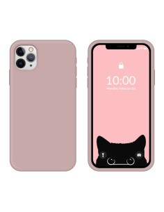 Funda Silicona para Apple iPhone 11 Pro Rosa Arena -...
