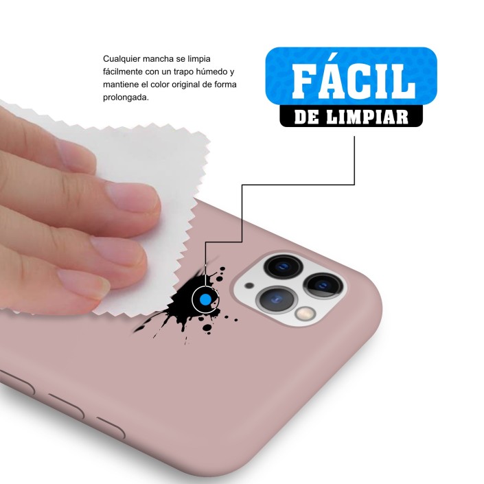 Funda Silicona para Apple iPhone 11 Pro Rosa...