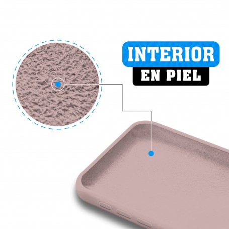 Funda Silicona para Apple iPhone 11 Pro Rosa Arena - Librephonia