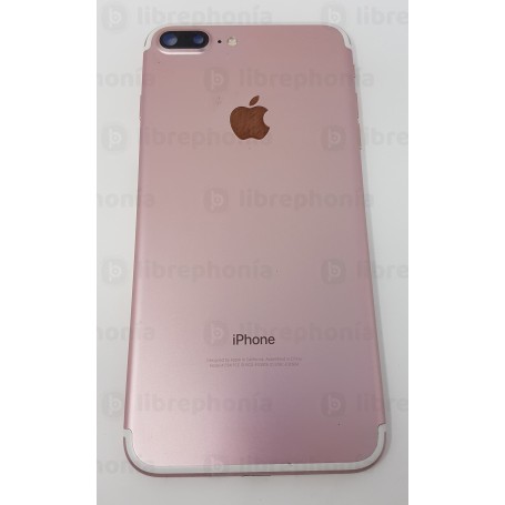 Chasis Tapa para Apple iPhone 7 Plus En Oro Rosa Original Usado Con Componentes