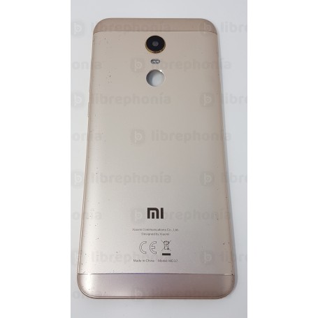 Tapa Trasera Para Xiaomi Redmi 5 Plus Color Oro Original Usado Con Componentes