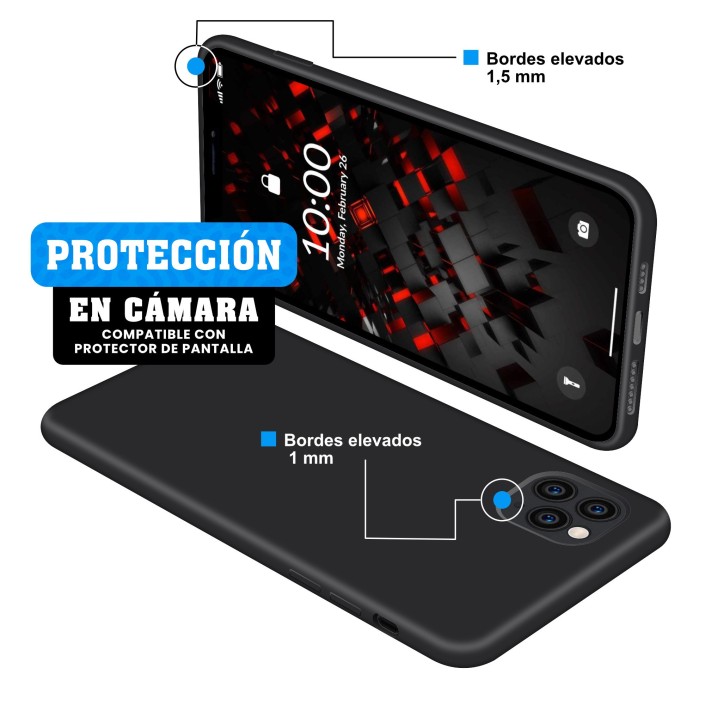 Funda Silicona para Apple iPhone 11 Pro Max...