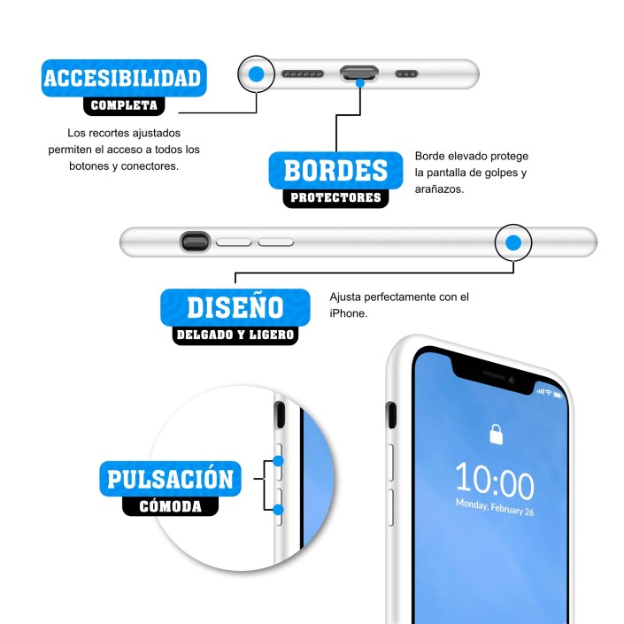 Funda Silicona para Apple iPhone 11 Pro Max...