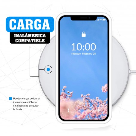 Funda Silicona para Apple iPhone 11 Pro Max Blanco - Librephonia
