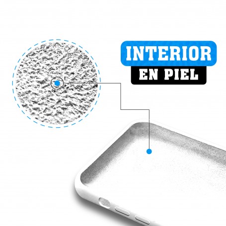 Funda Silicona para Apple iPhone 11 Pro Max Blanco - Librephonia