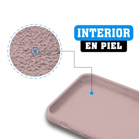 Funda Silicona para Apple iPhone 11 Pro Max Rosa Arena - Librephonia