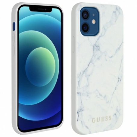 Funda Guess Silicona efecto Mármol para Apple iPhone 12 mini