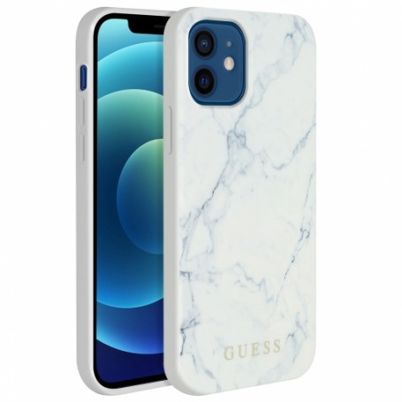 Funda Guess Silicona efecto Mármol para Apple iPhone 12 mini