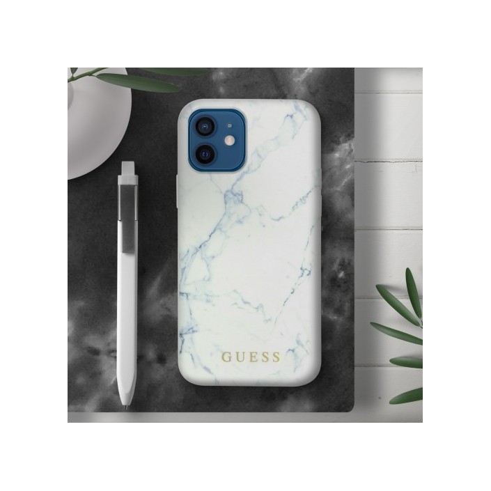 Funda Guess Silicona efecto Mármol para Apple...
