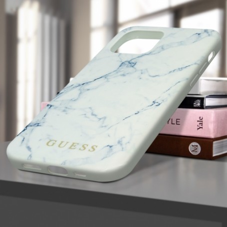 Funda Guess Silicona efecto Mármol para Apple iPhone 12 mini