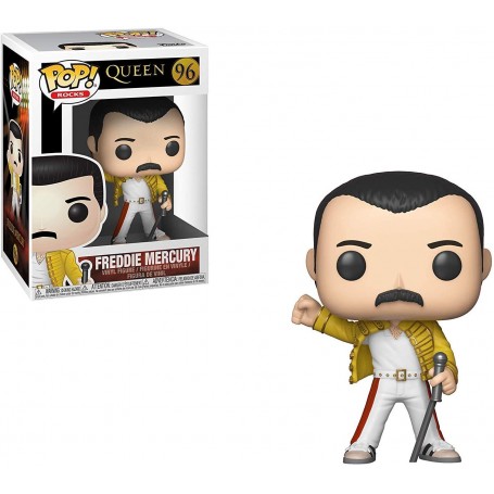 Figura Funko Pop! Rocks Queen Freddie Mercury Wembley 1986 Modelo 96 | 33732