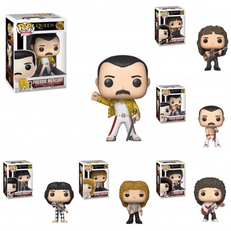 Figura Funko Pop! Rocks Queen Freddie Mercury Wembley 1986 Modelo 96 | 33732