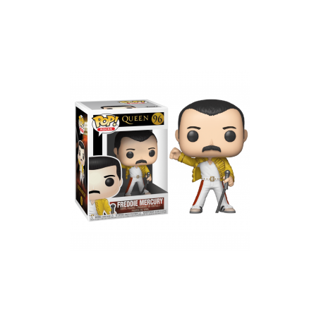 Figura Funko Pop! Rocks Queen Freddie Mercury Wembley 1986 Modelo 96 | 33732