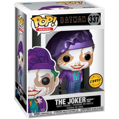 Figura Funko Pop! Heroes Batman 1989 The Joker Edición Chase Modelo 337  | 47709