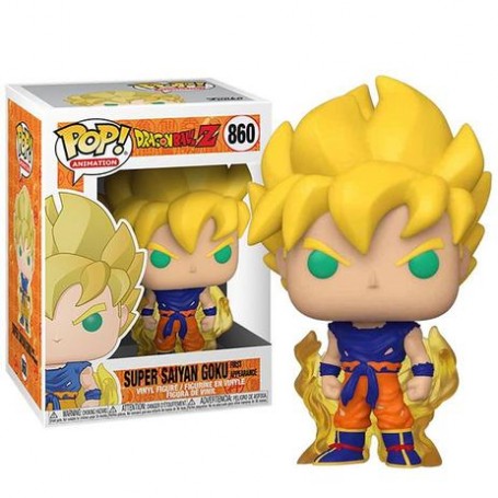 Figura Funko Pop! Dragon Ball Z S8 Super Saiyan Goku Primera Aparición Modelo 860 | 48600