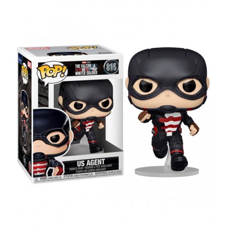 Funko Pop! Marvel El Halcón Y El Soldado De Invierno Agente De Estados Unidos Modelo 815 | 51631