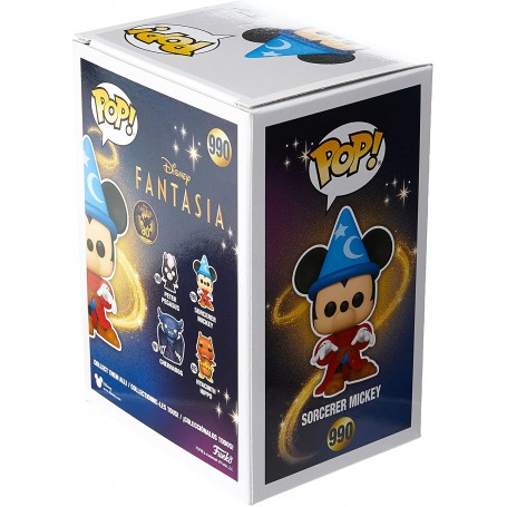 Figura Funko POP! Disney Fantasia 80th Mickey Hechicero Modelo 990 | 51938