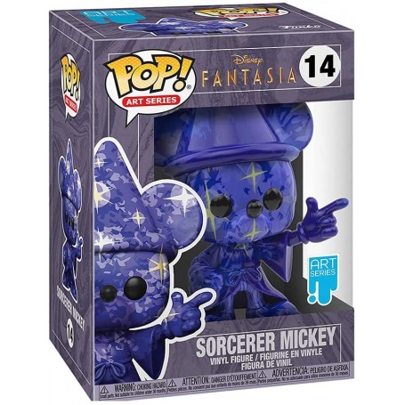 Figura Funko POP! Disney Fantasia 80th Mickey Hechicero Art Series Modelo 14 | 51941