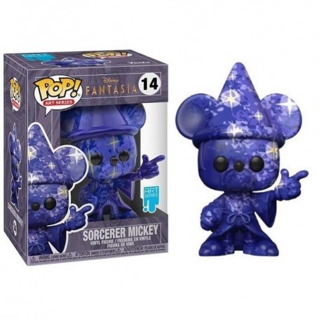 Figura Funko POP! Disney Fantasia 80th Mickey Hechicero Art Series Modelo 14 | 51941