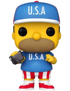Figura Funko POP! Los Simpsons Homer USA Modelo 905 | 52962
