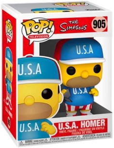 Figura Funko POP! Los Simpsons Homer USA Modelo 905 | 52962 2