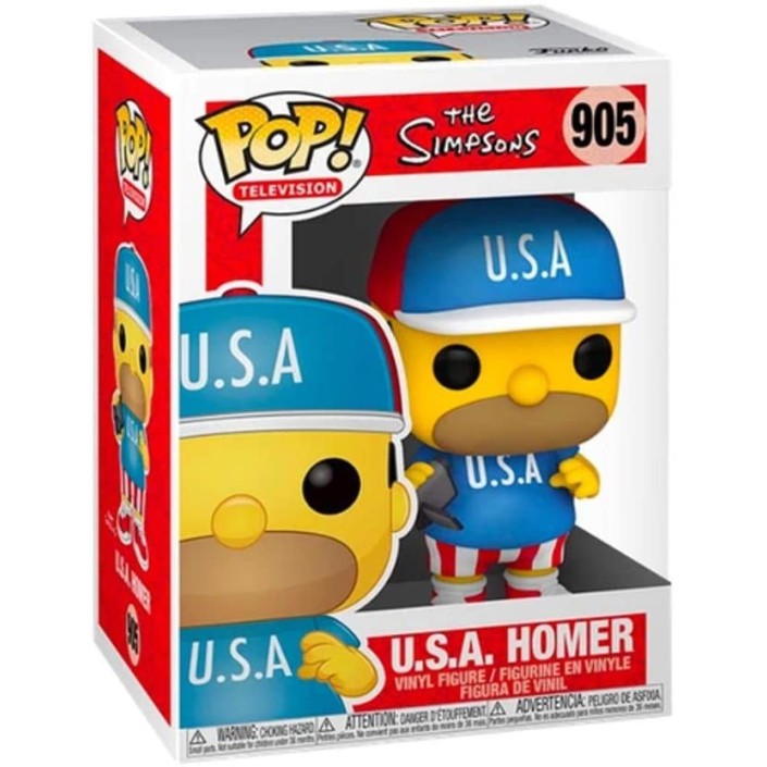 Figura Funko POP! Los Simpsons Homer USA Modelo...