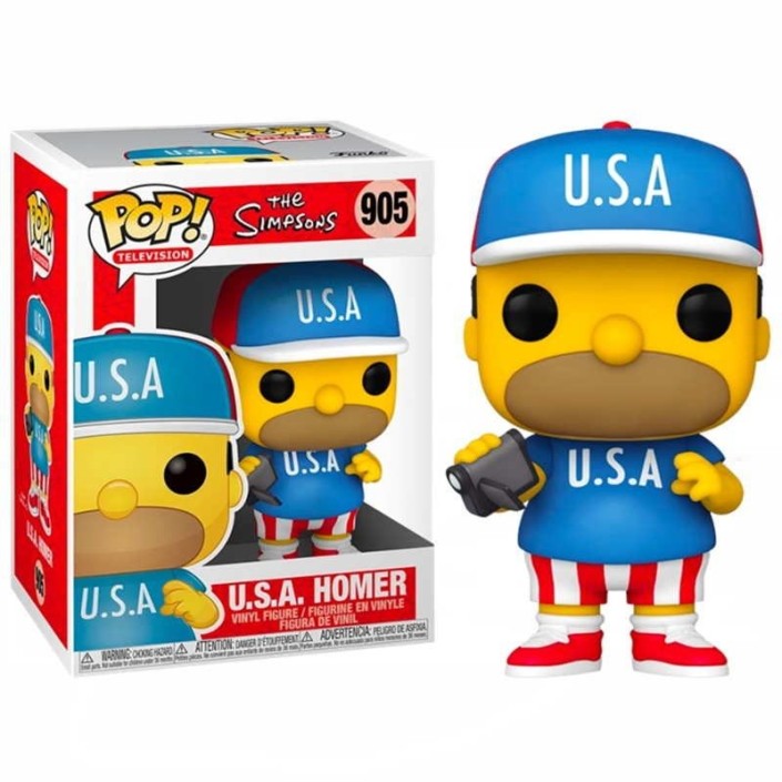 Figura Funko POP! Los Simpsons Homer USA Modelo...