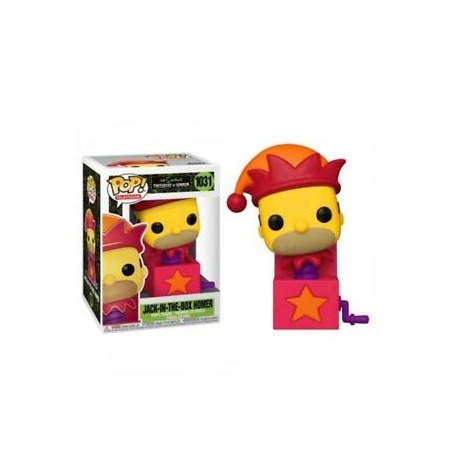 Figura Funko POP! Los Simpsons La Casa Arbol del Terror Homer Jack-in-the-box Modelo 1031 | 50145