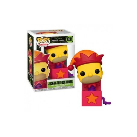 Figura Funko POP! Los Simpsons La Casa Arbol del Terror Homer Jack-in-the-box Modelo 1031 | 50145