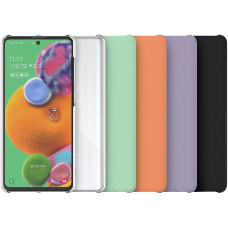 Funda Rígida para Samsung Galaxy A71 Menta Modelo Premium GP-FPA715WSAMW