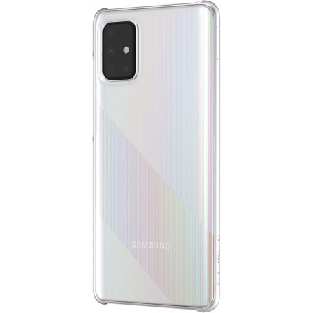 Funda Rígida para Samsung Galaxy A71 Transparente Modelo Premium GP-FPA715WSATW