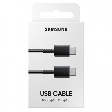 Cable de Carga Samsung EP-DA705BBE de USB-C a USB-C 1m Negro