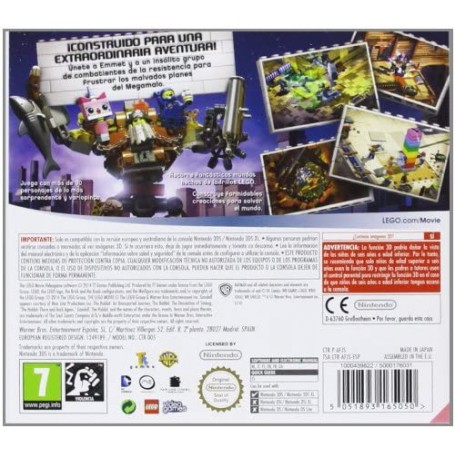 Juego para Nintendo 3DS Lego: La Película El Videojuego