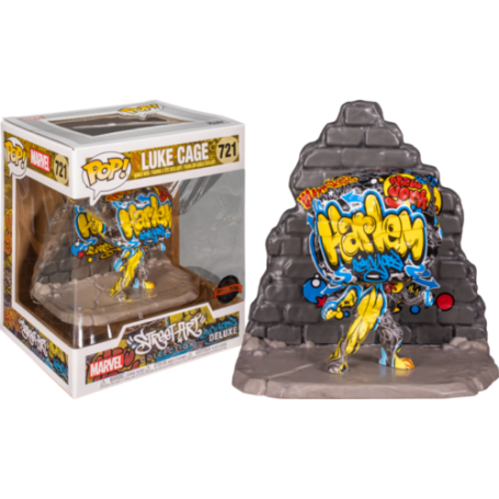 Figura Funko POP! Marvel Exclusivo Luke Cage Graffiti Modelo 721| 52711