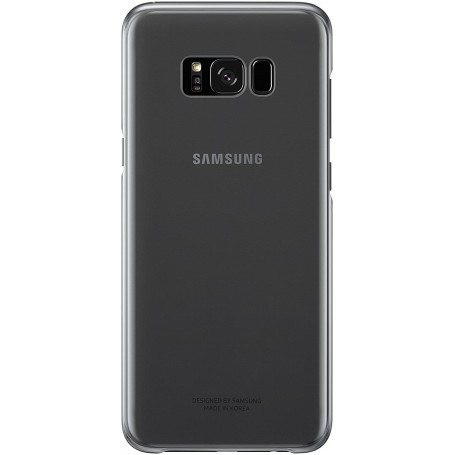 Funda Samsung Clear Cover para Galaxy S8+ Color Negro Translúcido EF-QG955CB Nuevo