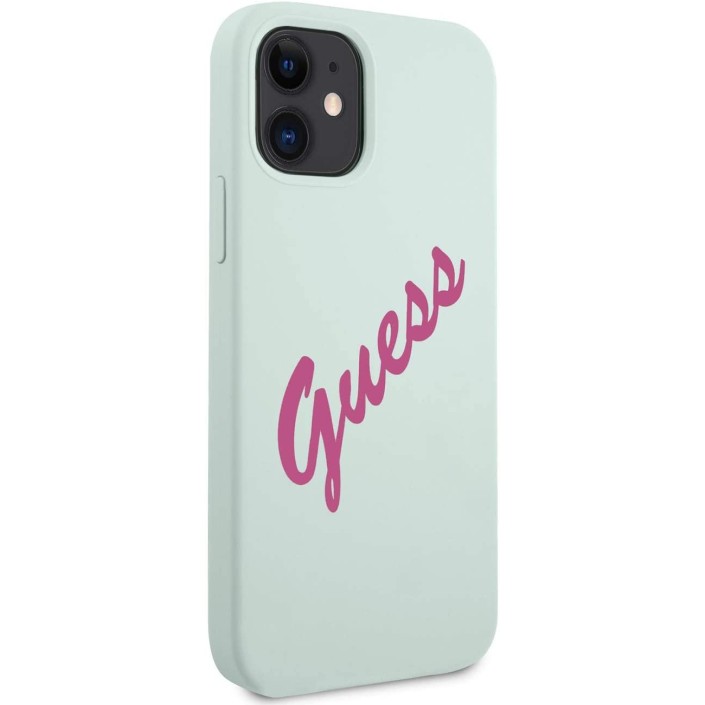 Funda Guess Vintage de silicona para iPhone 12...
