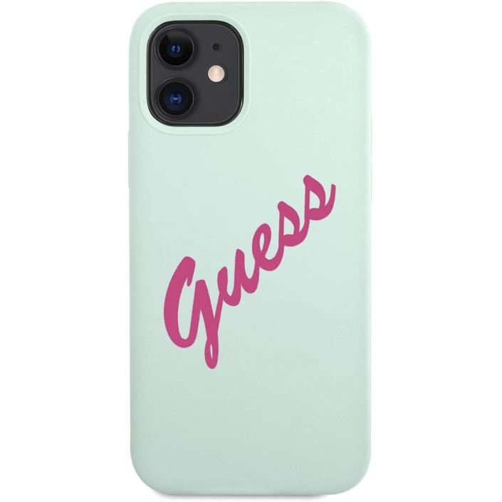 Funda Guess Vintage de silicona para iPhone 12...