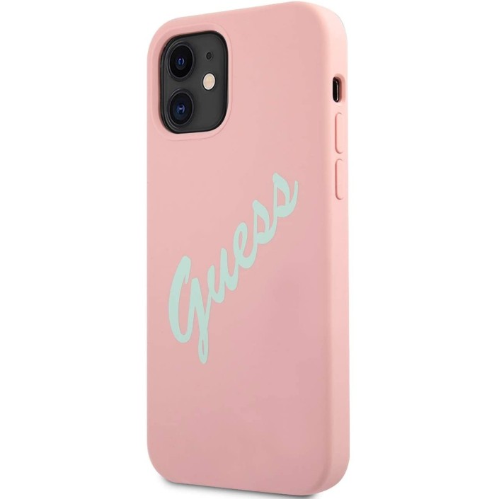 Funda Guess Vintage de silicona para iPhone 12...