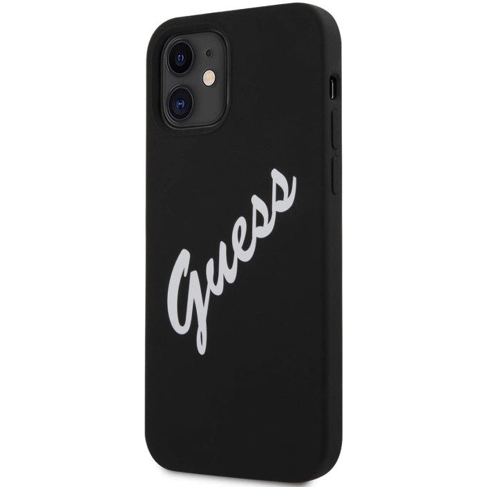 Funda Guess Vintage de silicona para iPhone 12...