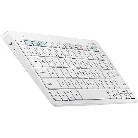 Teclado Samsung inalámbrico conexión Bluetooth Trio 500 EJ-B3400UW Blanco