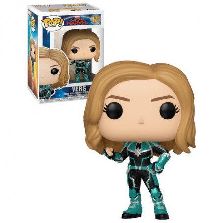 Figura Funko Pop! Capitán Marvel Vers Modelo 427 | 36342 | Caja Dañada Outlet