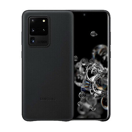 Funda Samsung en piel para Galaxy S20 Ultra Negra EF-VG988LB