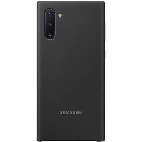 Funda Samsung de silicona para Galaxy Note 10 Negro EF-PN970TB
