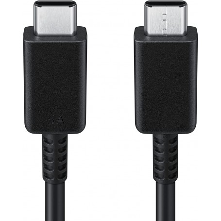 Cable Samsung de datos de USB-C a USB-C Modelo EP-DN975BB Negro