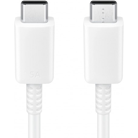 Cable Samsung de datos de USB-C a USB-C Modelo EP-DN975BW Blanco
